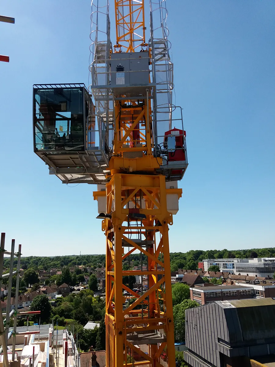 Crane on a construction site